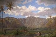Enoch Wood Perry, Jr. Manoa Valley from Waikiki France oil painting artist